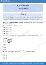 Đề thi học kì 1 Toán 10 Chân trời sáng tạo - Đề số 15